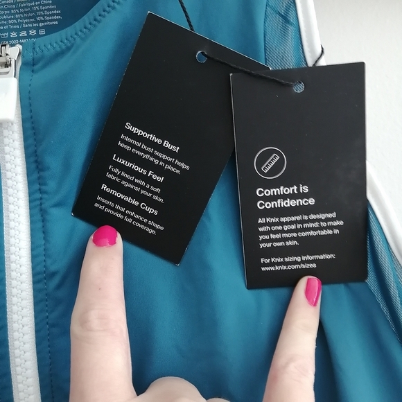 NWT Knix Plus Size High Energy One Piece Swim Bathing Suit Tidepool Blue XXXXL - Picture 14 of 16